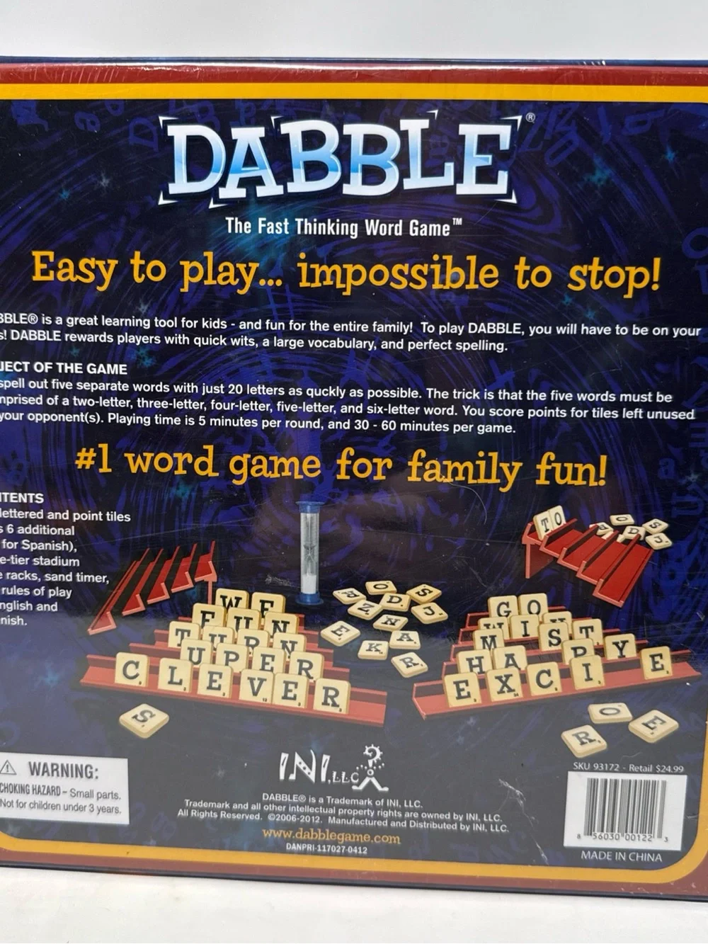 INI Dabble dabble word